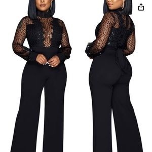 KELYWELL Sexy Sequins Jumpsuit for Women (New)